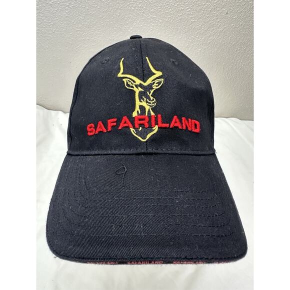 Safari Land Baseball Hat Safari Land Holsters Black Embroidered Logo Adjustable - Picture 2 of 7